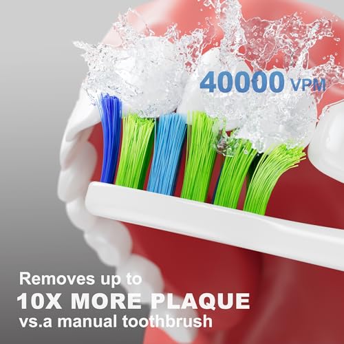 7AM2M Sonic Electric Toothbrush, High Power Rechargeable - Product Imagery