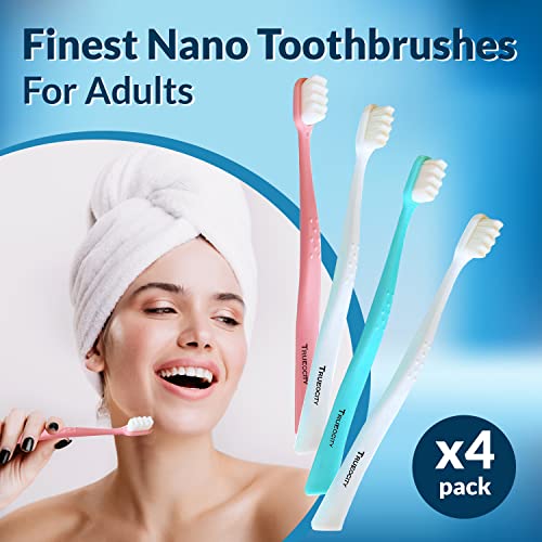 Extra Soft Toothbrushes For Adults, Nano Toothbrush 20,000 Ultra - Product Imagery