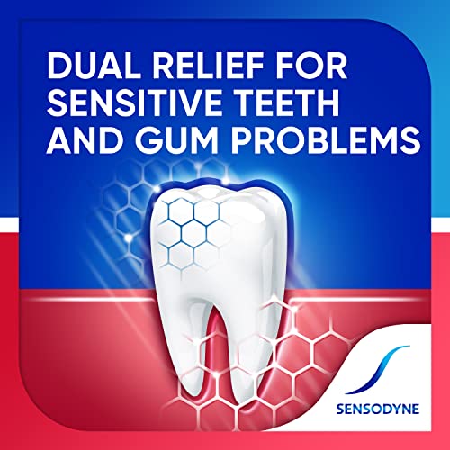 Sensodyne Sensitivity & Gum Whitening Toothpaste, 3.4 Ounces - Product Imagery