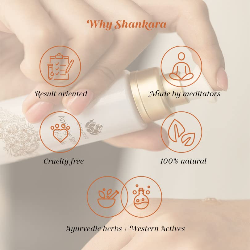 Shankara Ageless Serum for Face and Neck – Ayurvedic Facial - Product Imagery