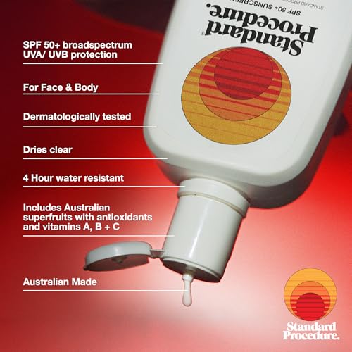 Standard Procedure. SPF 50 + Sunscreen, Refill Trio, 4HR Water - Product Imagery