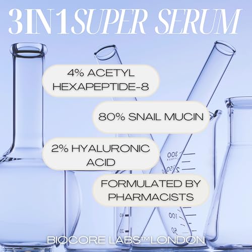 Advanced 3 IN 1 SNAIL MUCIN SUPER SERUM infused with FACELIFT - Product Imagery