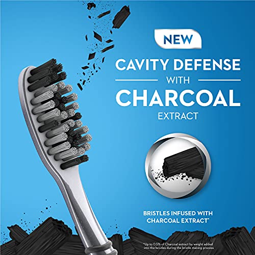 Oral-B Cavity Defense 123 Black Toothbrush � Medium (Pack of 4) - Product Imagery
