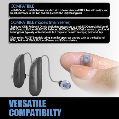 20pcs GN Resound Hearing aid Domes Open(M Size 8mm) Comfortable - Product Imagery