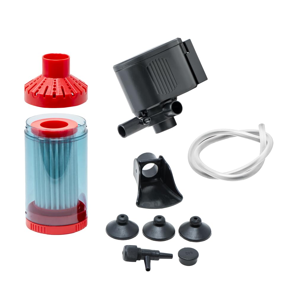 Aquatop Forza Polishing Micron Filter for Small to Medium Aquariums - 317 GPH, Crystal Clear Water, Powerful Filtration 