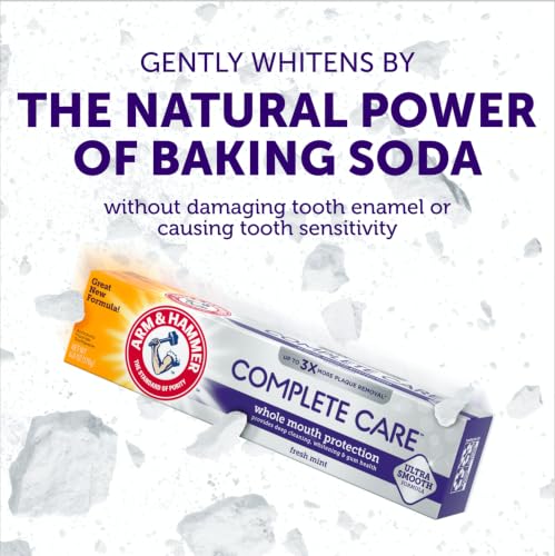 ARM & HAMMER Complete Care Toothpaste, Fresh Mint, 6.0 oz - Product Imagery