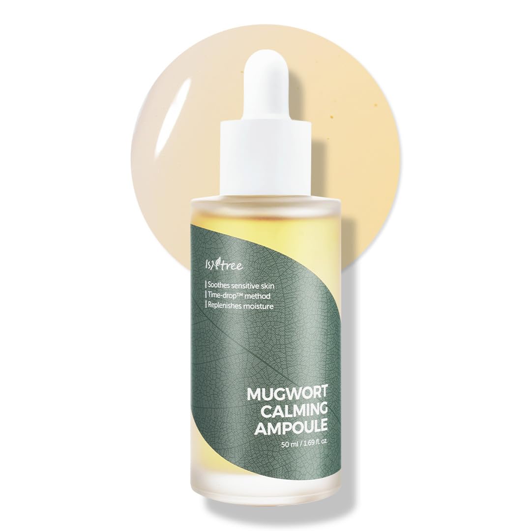 ISNTREE Mugwort calming Ampoule 50ml 1.69 fl.oz | Soothes - Product Imagery