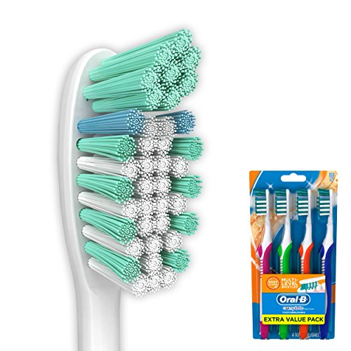 Oral-B Complete Deep Clean Soft Bristles Toothbrush 4 Count - Product Imagery