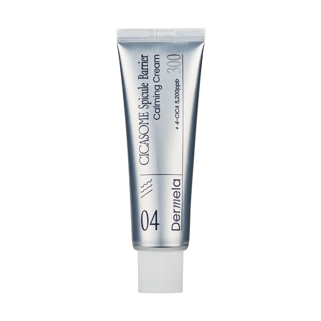 Dermela Cicasome Spicule Barrier Calming Cream, Daily Care Ultra-Hydrating & Soothing with Hyaluronic Acid & Glycerin, 1