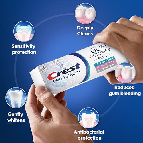 Crest Pro-Health Gum Detoxify Plus Toothpaste 4.5 oz Pack of 3 - - Product Imagery