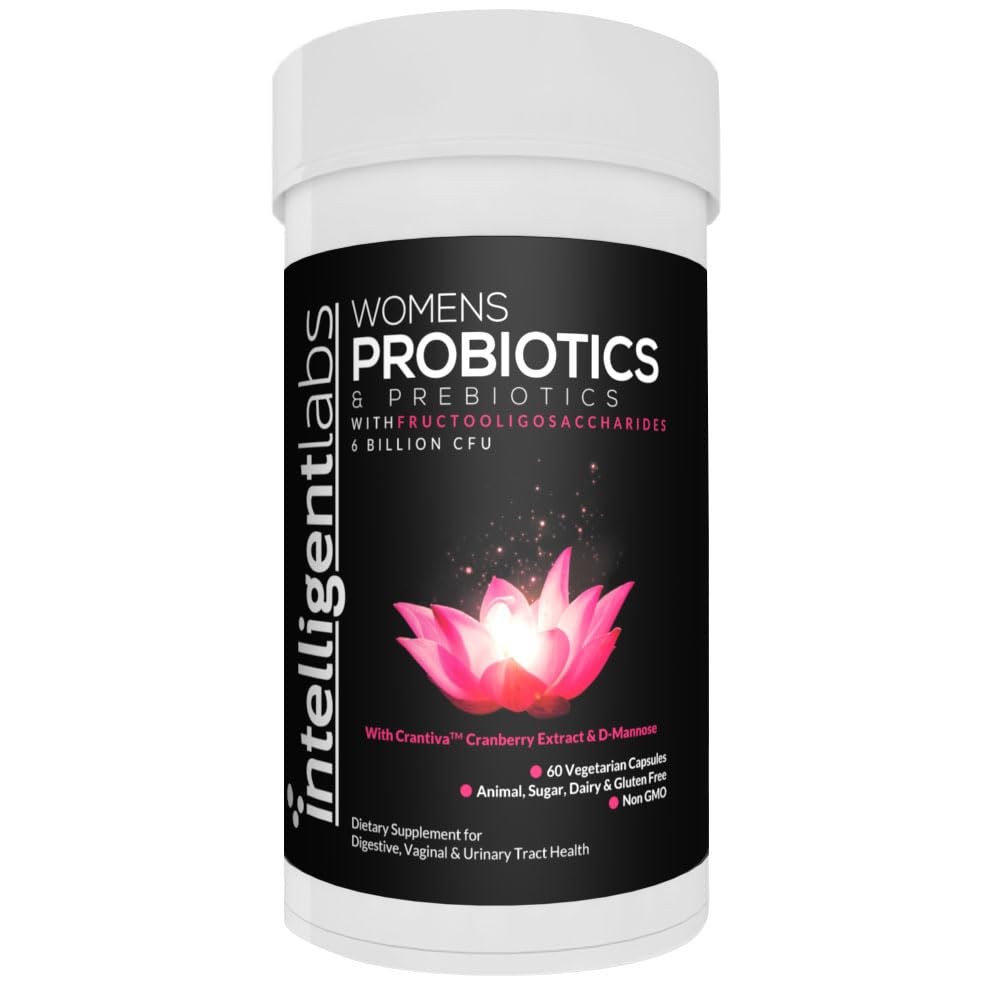 Women's Probiotics & Prebiotics, Vaginal and Urinary Support, - Product Imagery