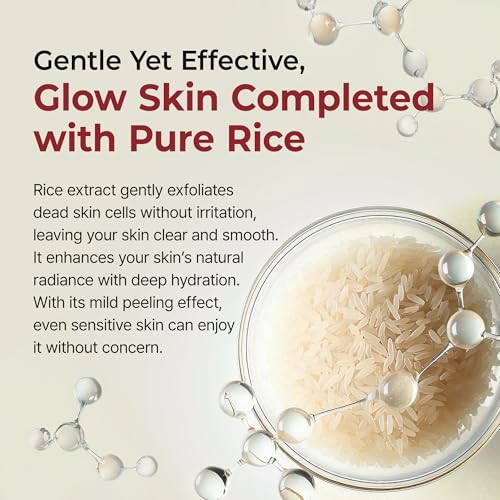 n Peel Shot Glow White Rice Peeling Ampoule with Rice Extract & - Product Imagery