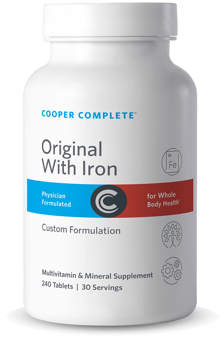 Cooper Complete Original Comprehensive Multi with Iron, 30 Day - Product Imagery