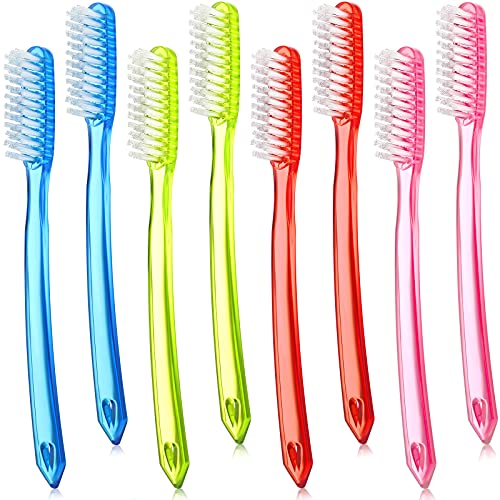 Zopeal 8 Pieces Extra Hard Firm Bristle Toothbrush for Adults - Product Imagery