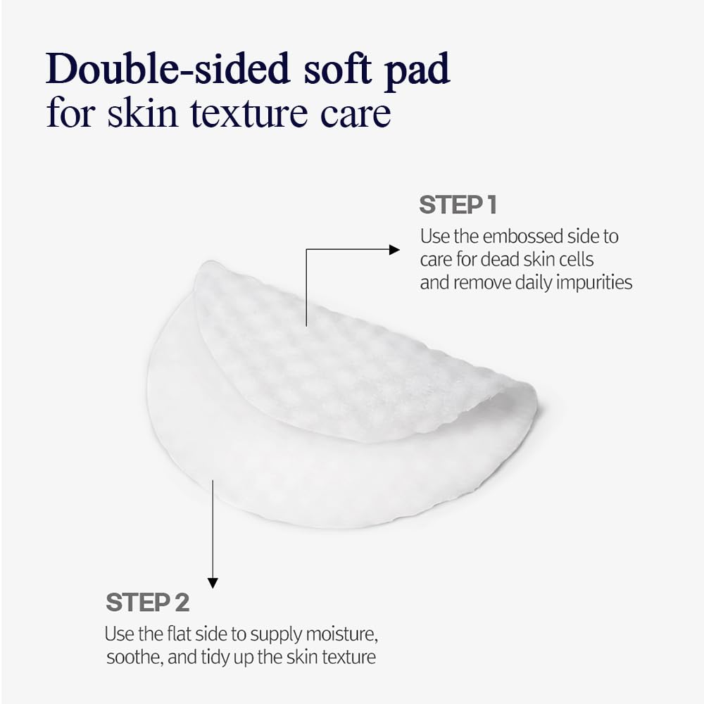 Pyunkang Yul Essence Toner Pad for Korean skincare, showing a close-up of the 70-piece box with toner pads inside.