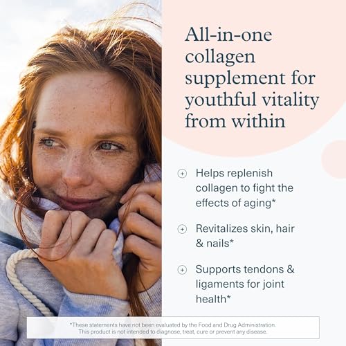 Youtheory Collagen + Biotin, 390 Tablets, 65-Day Supply - Product Imagery