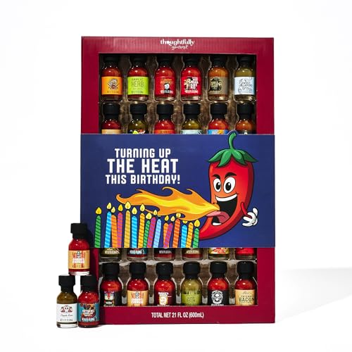 Birthday Hot Sauce Gift Set Celebration Sampler Collection - Thoughtfully Official Imagery - 1