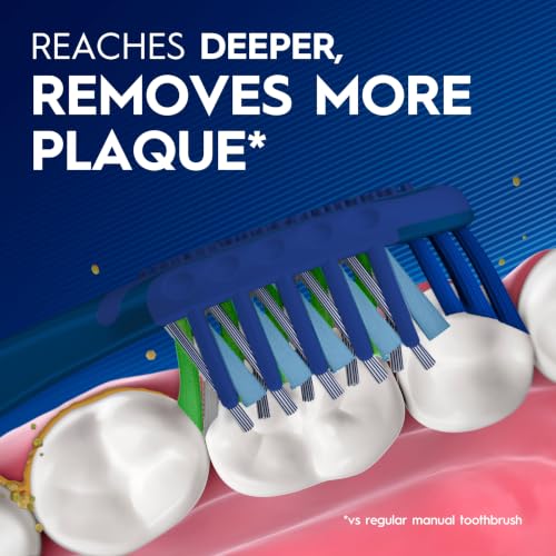 Oral-B Pro Clean Cross Action Toothbrushes, Deep Plaque Removal, - Product Imagery