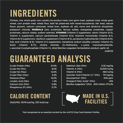 Purina Pro Plan Weight Management Dry Dog Food, Chicken & Rice, - Product Imagery