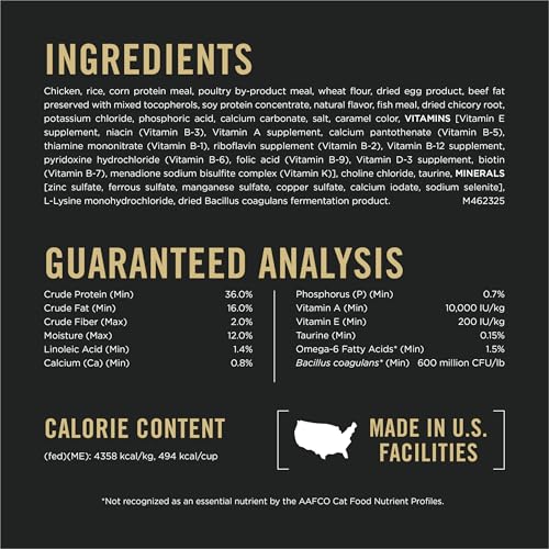 Purina Pro Plan High Protein Cat Food with Probiotics, Chicken, - Product Imagery