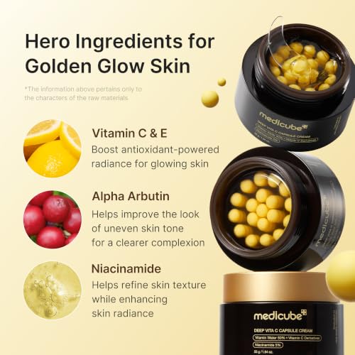 medicube Capsule Cream with Deep Vitamin C for Radiance - Product Imagery