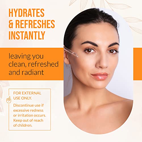 AgelessLX - Bright + Glow Face Serum - Vitamin C Serum For Face - Product Imagery