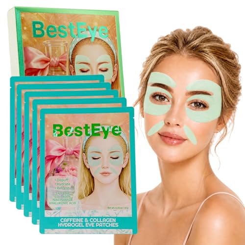 Besteye Collagen Under Eye Patches for Puffy Eyes and Dark Circles,Eye Mask – Mineral Oil Free, Paraben Free, Phthalate 