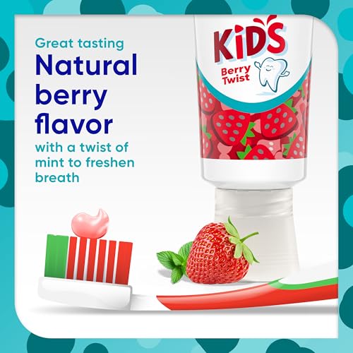 Sensodyne Pronamel Kids Berry Twist Toothpaste, 4 oz (2 Pack) - Product Imagery