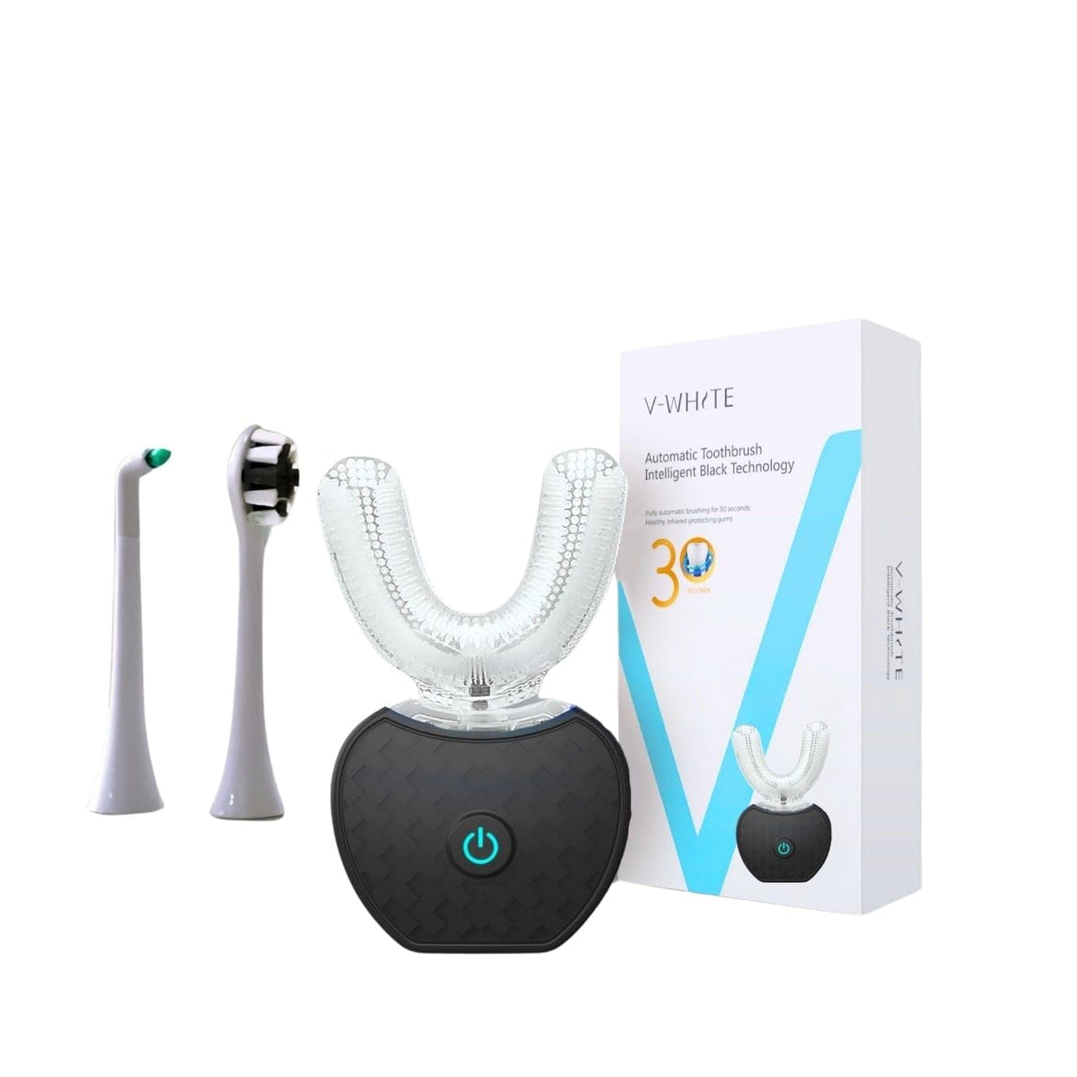 V WHITE Ultrasonic U Shaped Auto Brush for Adults - V-WHITE Official Imagery - 1