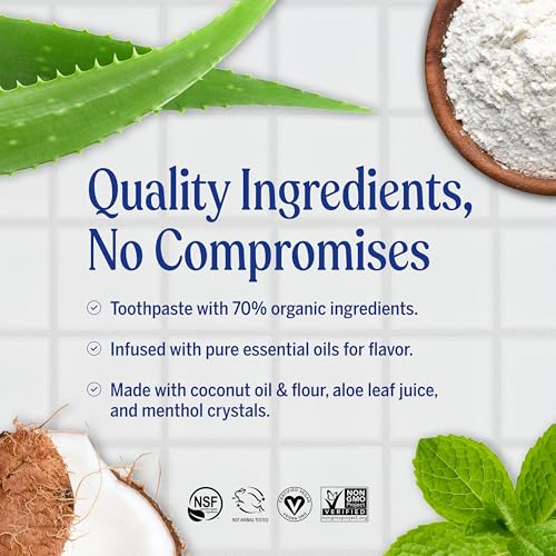 Dr. Bronner’s All-One Toothpaste – Peppermint, 5 oz, 1-Pack – - Product Imagery