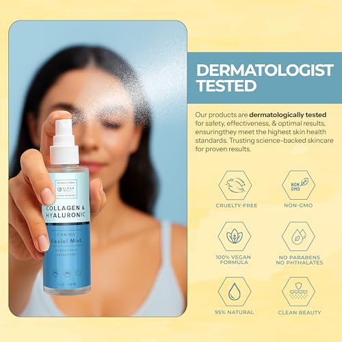 Hyaluronic Acid & Collagen Hydrating Facial Mist, Dermatologist - Product Imagery