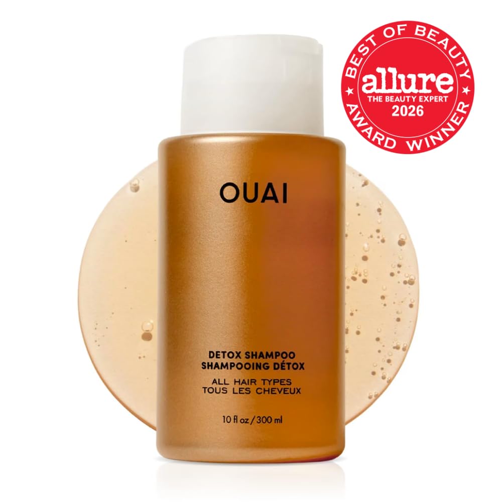 OUAI Detox Shampoo - Clarifying Shampoo for Build Up (10 Fl Oz) – product photo (Shampoos)