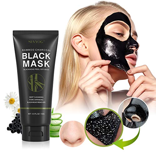 Blackhead Peel Off Face Mask, SHVYOG 3-in-1 Blackhead Remover - Product Imagery