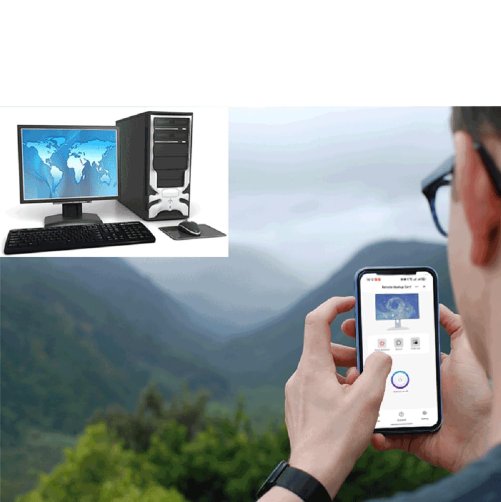 MHCOZY Zigbee Remote Desktop On Off Power Switch,Tuya app Remote with Child Lock Timing Function,Compatible with Alexa(T