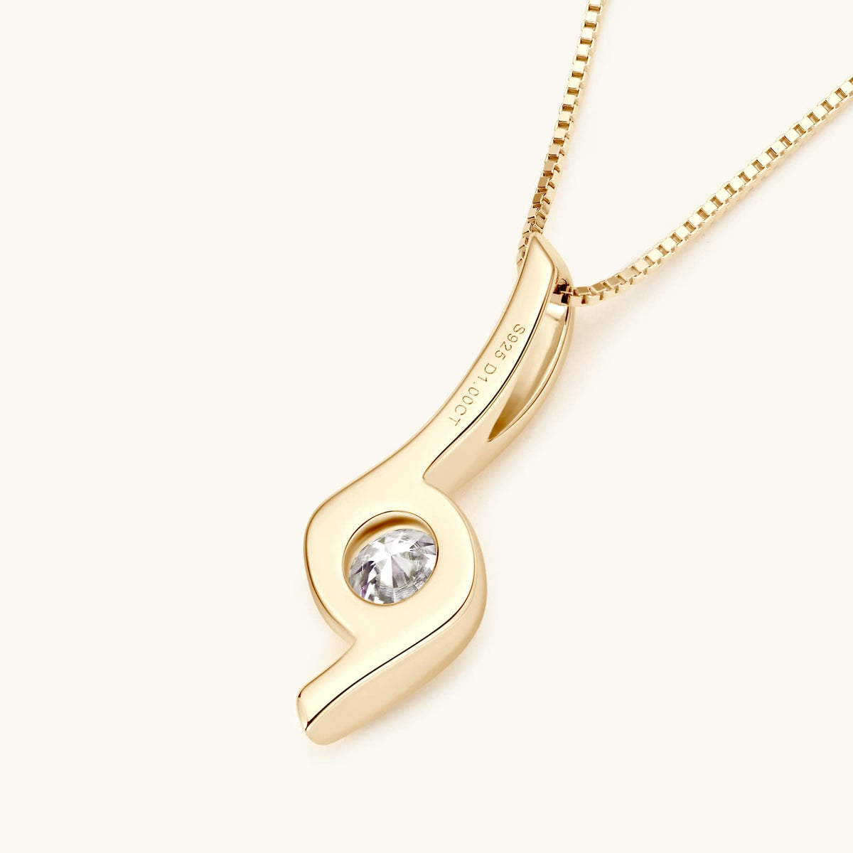 1CT Infinity Moissanite Pendant Necklace for Women - PROSTORY Official Imagery - 6