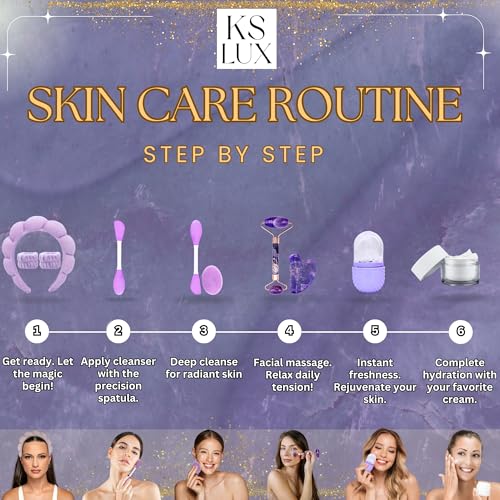 Skincare tools set, facial accessories for skincare, teen skin - Product Imagery