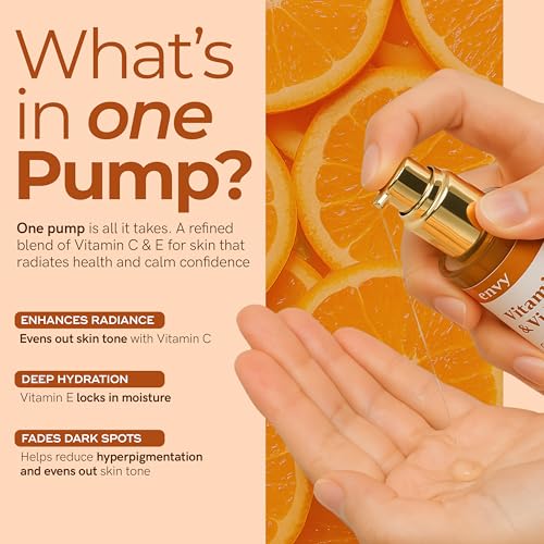 Vitamin C Radiant Face Serum - Dermatologist Tested for Dull & - Product Imagery