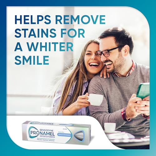 Sensodyne Pronamel Gentle Whitening Fresh Mint Toothpaste, 4 oz - Product Imagery