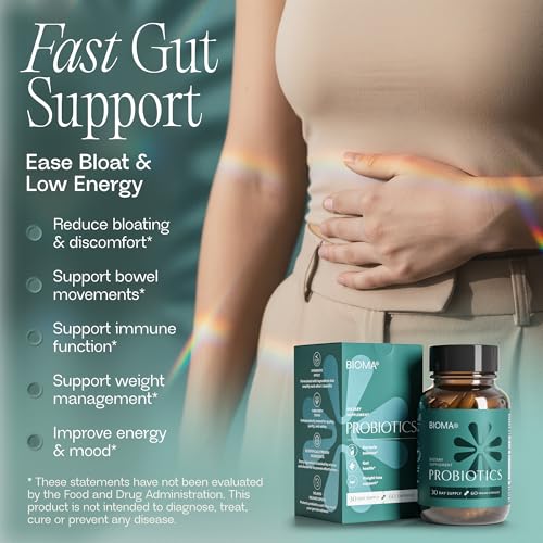 BIOMA Probiotics - Digestive Health Probiotic - Gut Support for - Product Imagery