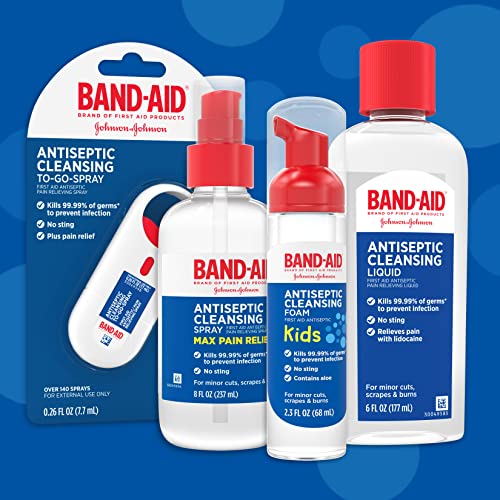BAND-AID Brand Antiseptic Cleansing Spray, 8 Fl. Oz - Product Imagery