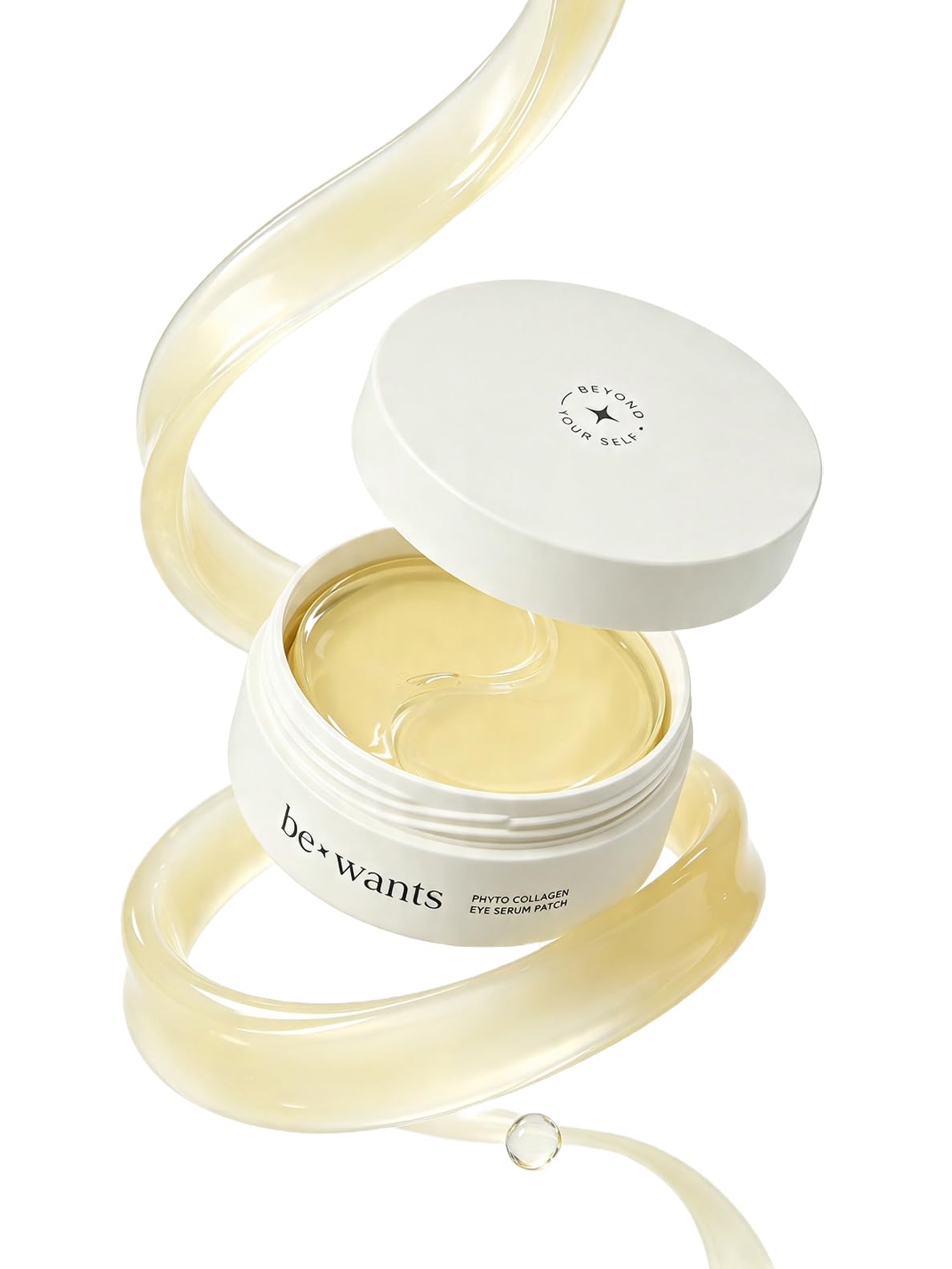 BE+WANTS bewants Under Eye Patches for Puffy Eyes, Korean Under Eye Mask with Vegan Collagen and Hyaluronic Acid, Patche