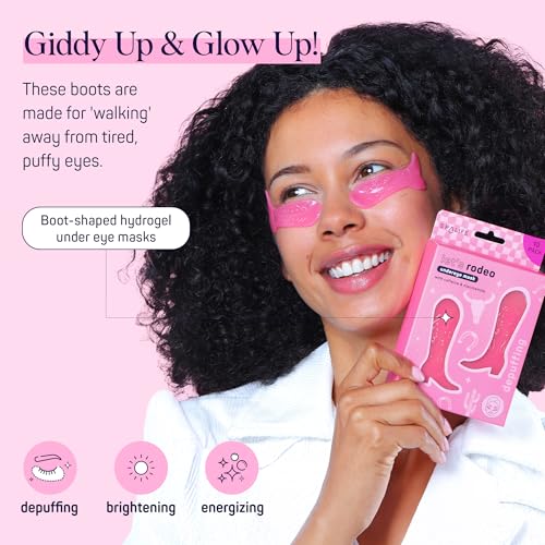 SpaLife Let's Rodeo Hydrogel Under Eye Patches for Dark Circles - Product Imagery