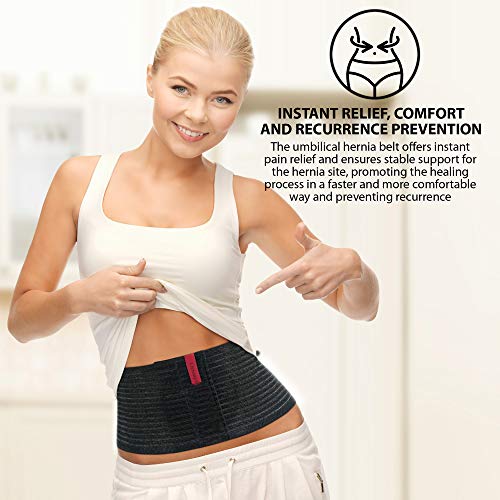 ORTONYX Umbilical Hernia Belt for Men Women, Abdominal Binder - Product Imagery