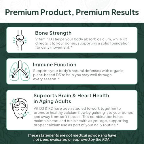 Organics Ocean Better D3 + K2-100% Organic Vitamin D3 and K2 - Product Imagery