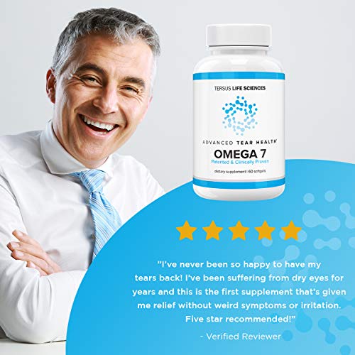 Cardia 7: Tear Health - 60 Count - Advanced Dry Eye - Omega7 - Product Imagery