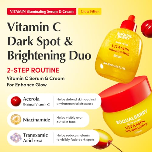 EQQUALBERRY Vitamin C Dark Spots & Brightening Duo | Vitamin - Product Imagery
