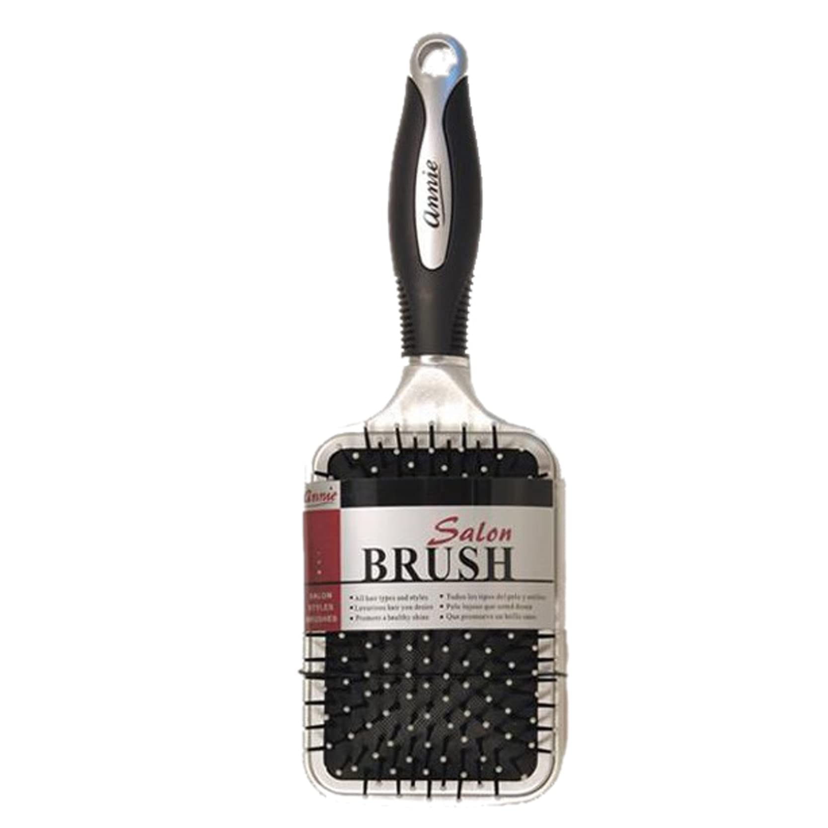 Annie - Salon Paddle Cushion Brush - Jumbo - (10") - Ball Tipped - Product Imagery