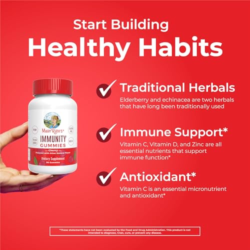 Mary Ruth's 5-1 Immunity Gummies with Elderberry for Kids & - Product Imagery