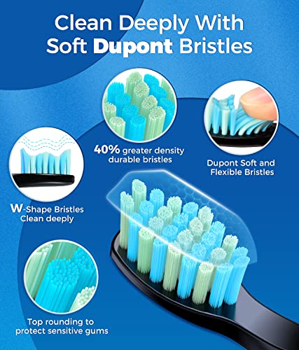 Sonic Electric Toothbrush for Adults, Power Electric Toothbrush - Product Imagery