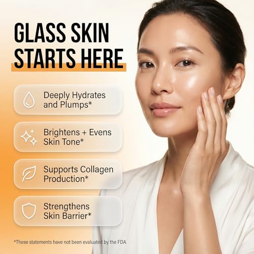 Clean Beauty Snail Mucin Serum Vitamin C Face Serum Anti Aging - Product Imagery